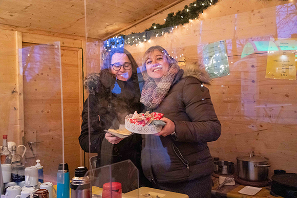 Weihnachtsmarkt Schneermann BLippe CREPE
