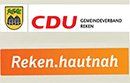 CDU Reken hautnah logo EF
