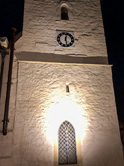 Außenbeleuchtung Alte Kirche Turm