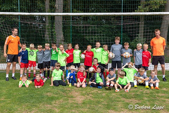 SK Fußballcamp 2023 BLippe Gruppe