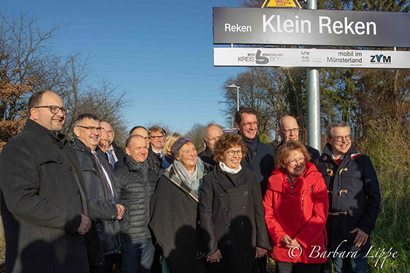 Eröffnung Bahnhaltepunkt Klein Reken Gäste