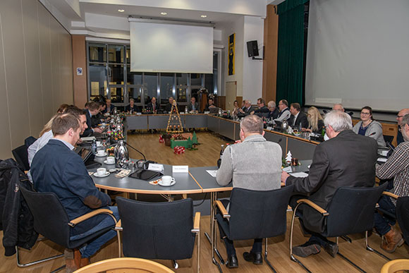 Ratssitzung Haushalt 2020. Gruppe