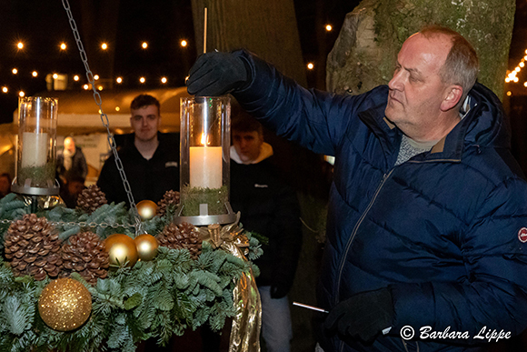 Schneermann Weihnachtsmarkt 2023 BLippe Kranz8